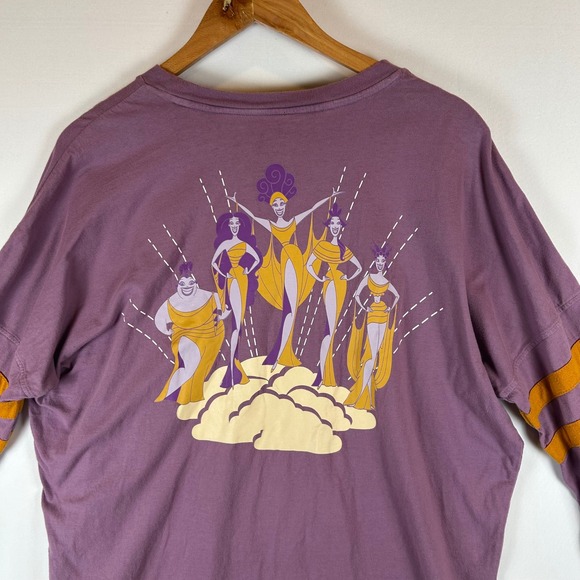 Disney Our Universe The Muses Long Sleeve Purple Graphic Tee Women's - Picture 8 of 10